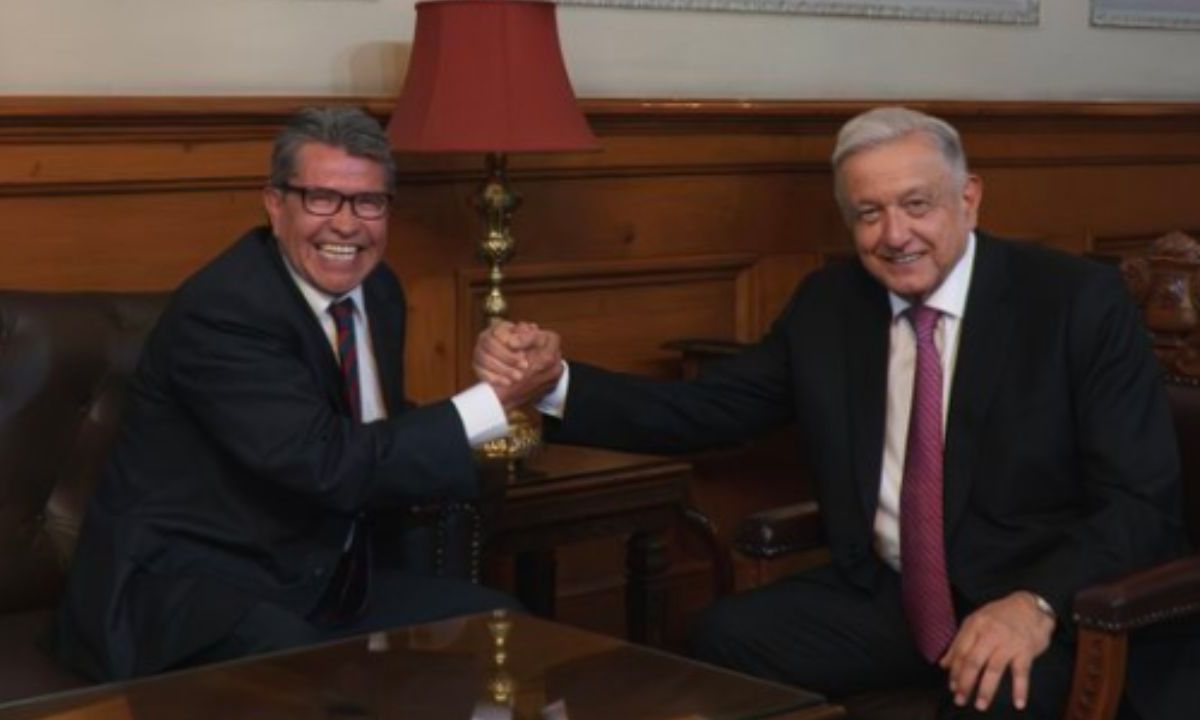 Ricardo Monreal, se reunió en Palacio Nacional con el presidente Andrés Manuel López Obrador