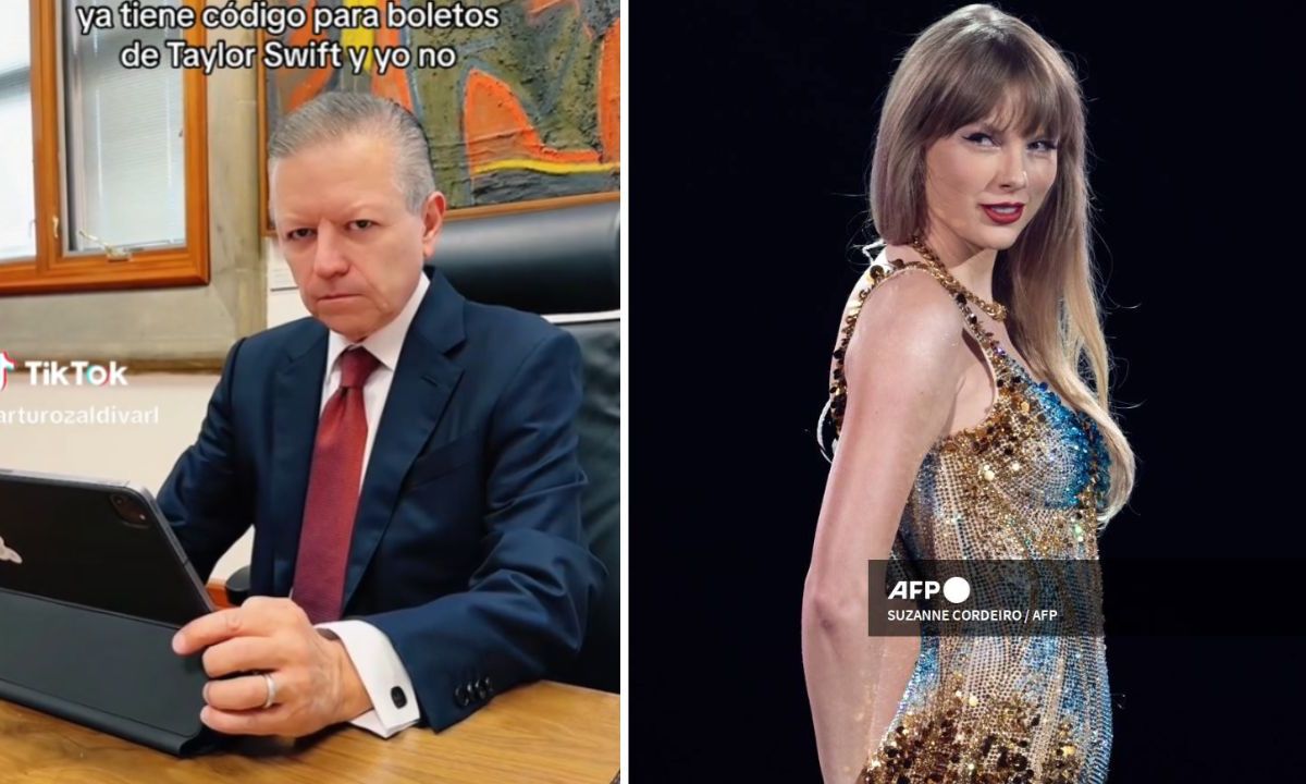 captura/AFP | Arturo Zaldívar se queda sin código para boletos de Taylor Swift.