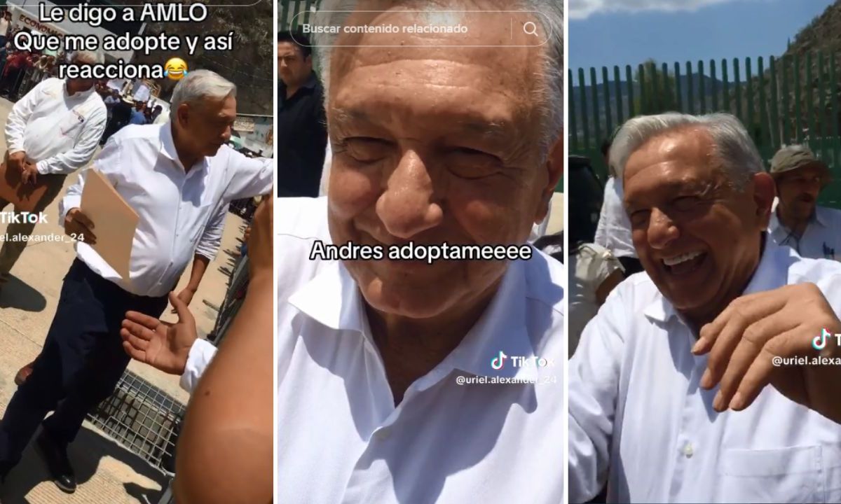 Joven pide ser adoptado por AMLO.