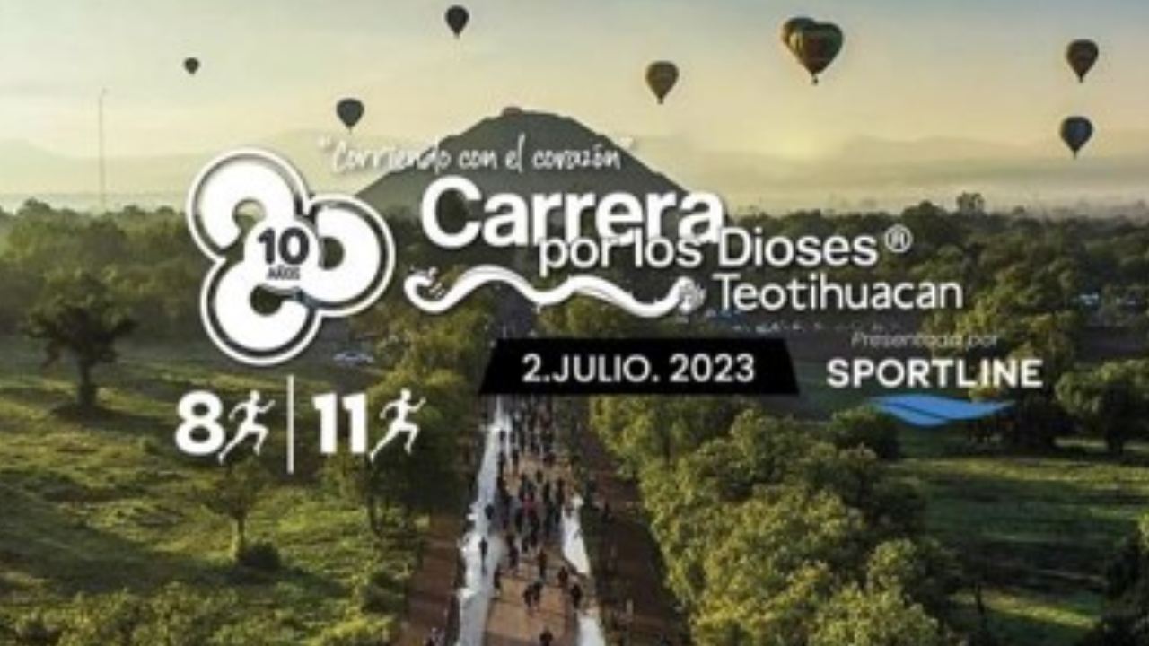 10 años de Carrera por los Dioses Teotihuacán y corriendo con el