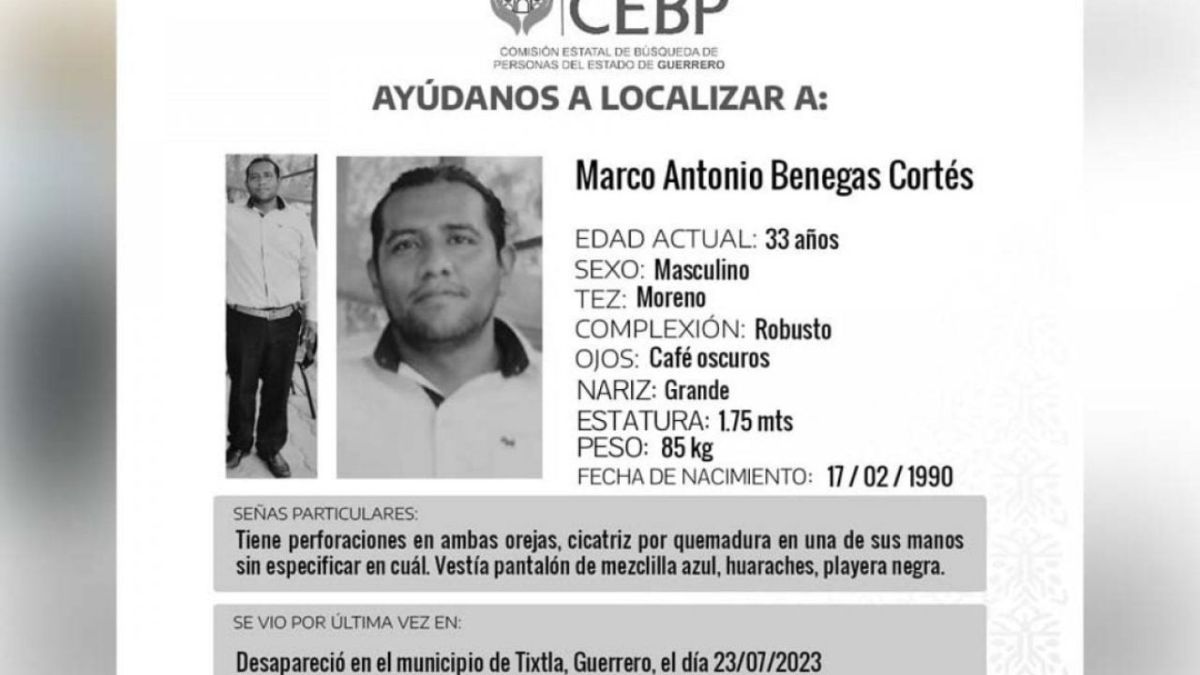 Hallan sin vida a Marco Antonio, aspirante de la escuela normal de Ayotzinapa