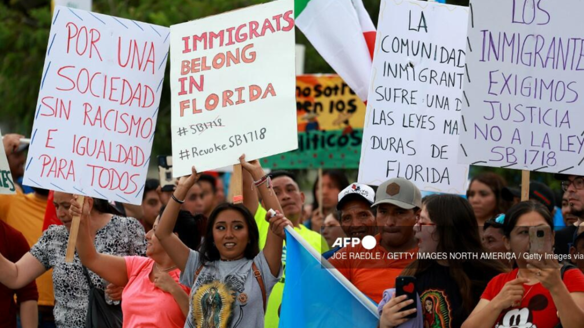 Migrantes Protestan Contra La Ley Migratoria Sb1718 En Florida 9226