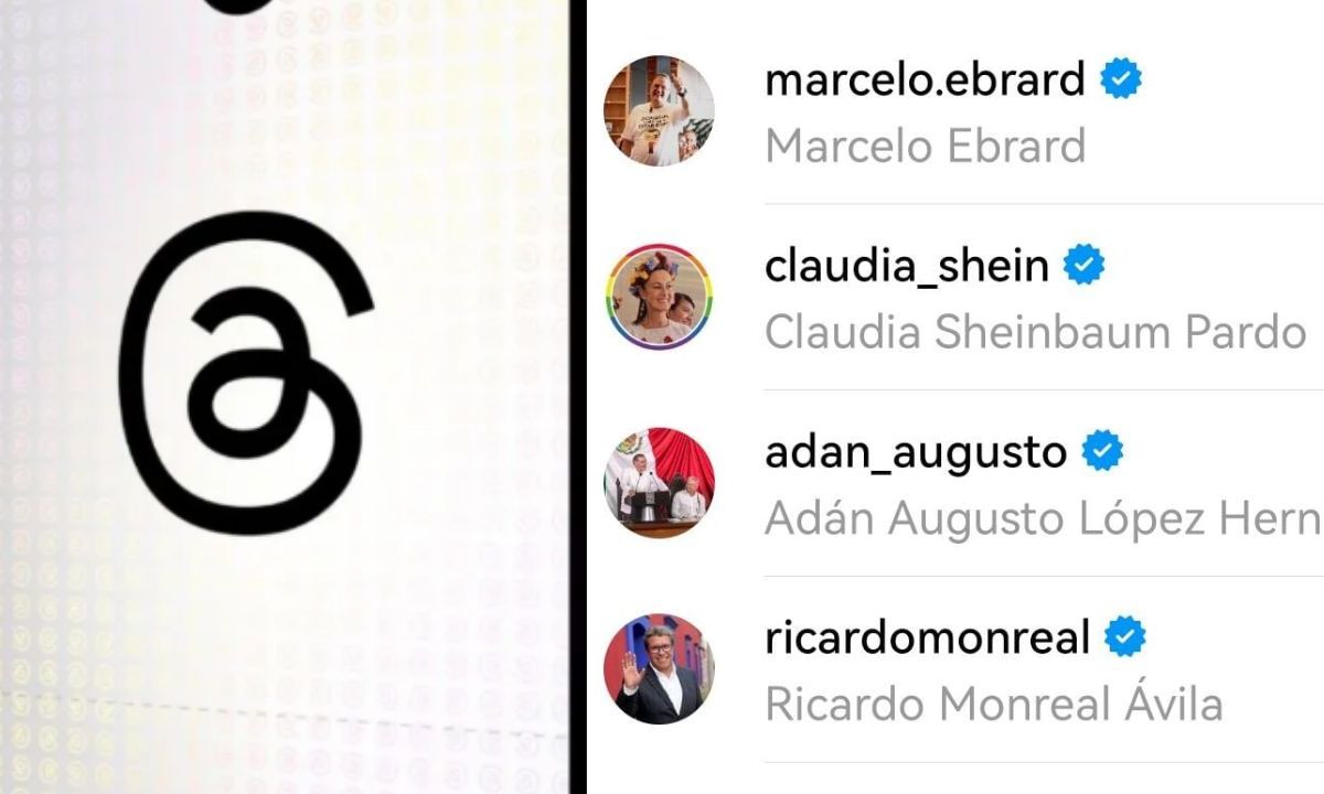 Las “corcholatas" de Morena, crearon su cuenta en la nueva red social Threads