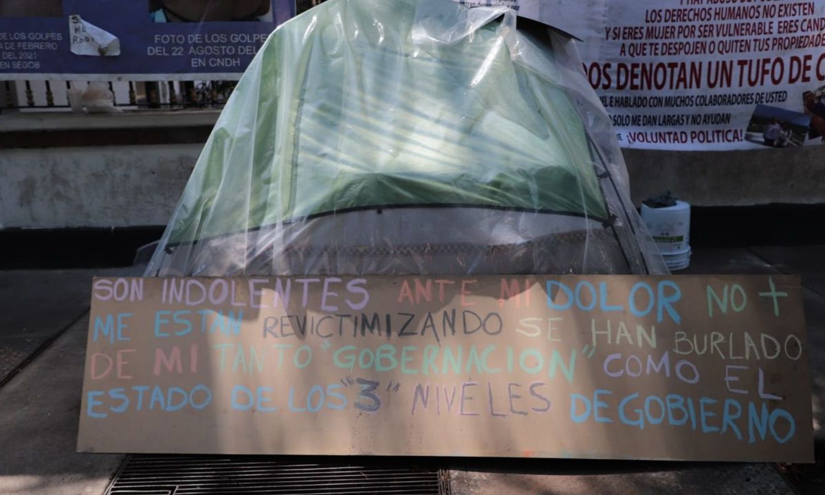 Activistas y defensores de Derechos Humanos se manifestaron frente a Segob tras negación al acceso a Mecanismo de Protección