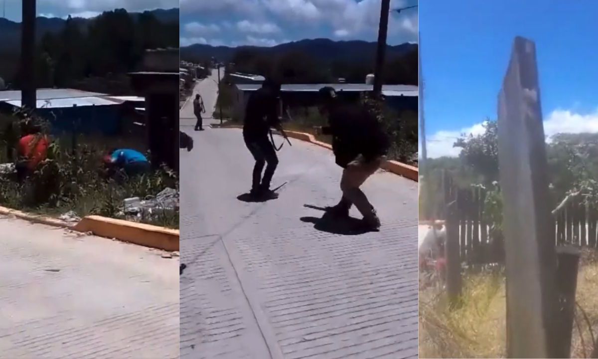 Civiles armados desatan balacera en Altamirano, Chiapas.