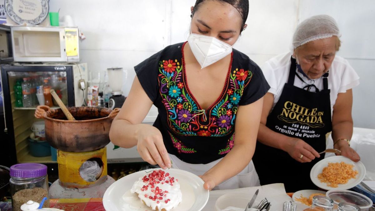 El platillo es conocido en todo el país y la receta nació en Puebla. Sin embargo, no tiene denominación de origen.