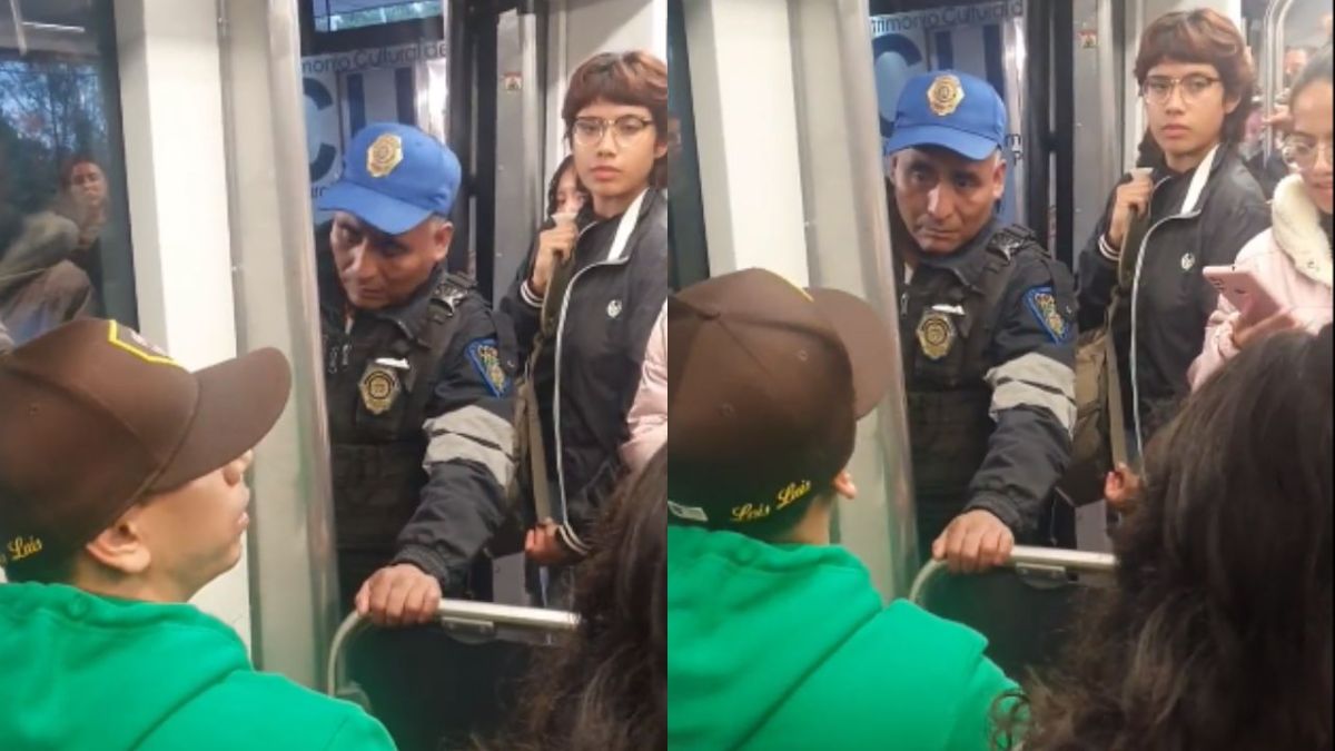 Foto:Captura de pantalla|“Ni me voy a mover” Hombre se niega a desalojar el área de mujeres del Metrobús