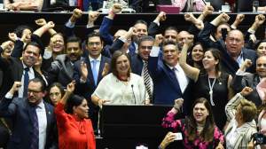 La senadora Xóchitl Gálvez (PAN), virtual abanderada del Frente Amplio por México (PAN-PRI-PRD) para la Presidencia de la República, usó su turno en la tribuna durante la sesión del Congreso General de apertura del periodo legislativo para delinear acciones de política pública