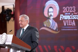 Conferencia de prensa de Andres Manuel López Obrador.