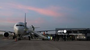 Foto: Llega un avión de Texas a Venezuela con 131 migrantes deportados