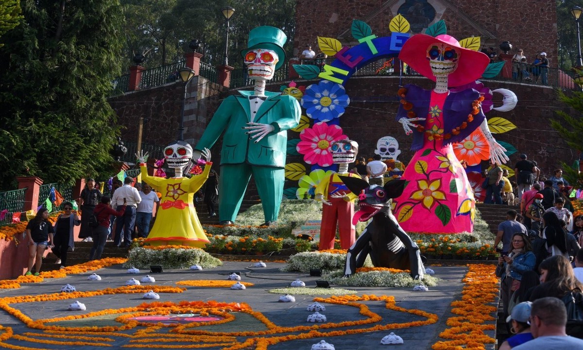 Una de las ofrendas que se ponen en la CDMX