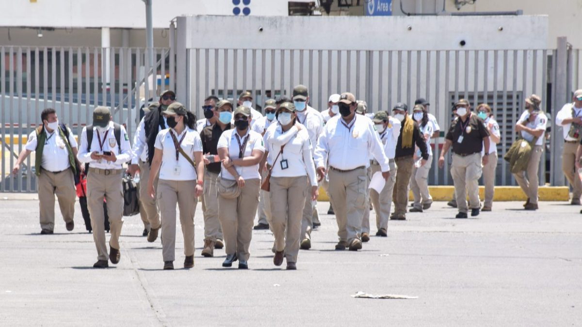 Este miércoles fueron liberados 7 agentes del INM que fueron secuestrados este mismo día en Benito Juárez, Quintana Roo.