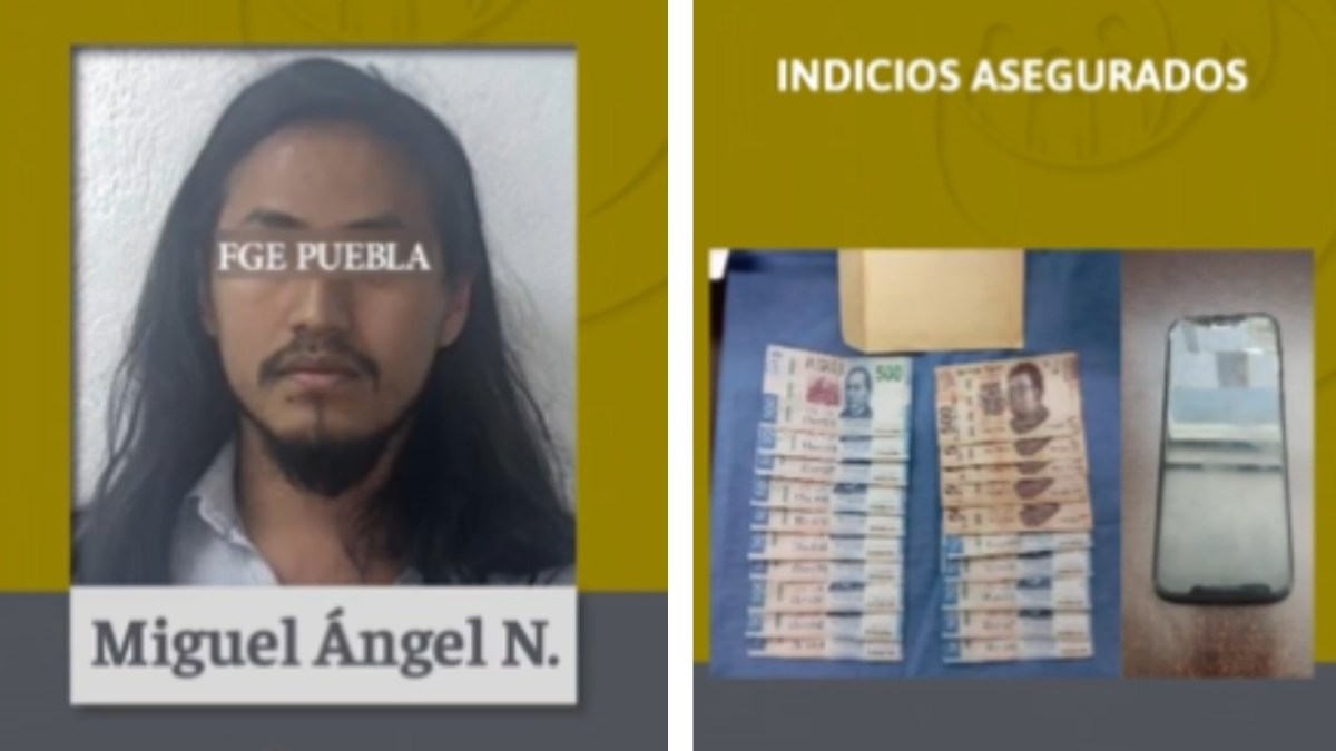 Un exalumno de la BUAP fue detenido por elementos de la Fiscalía de Puebla, debido a su presunta participación en el delito de extorsión