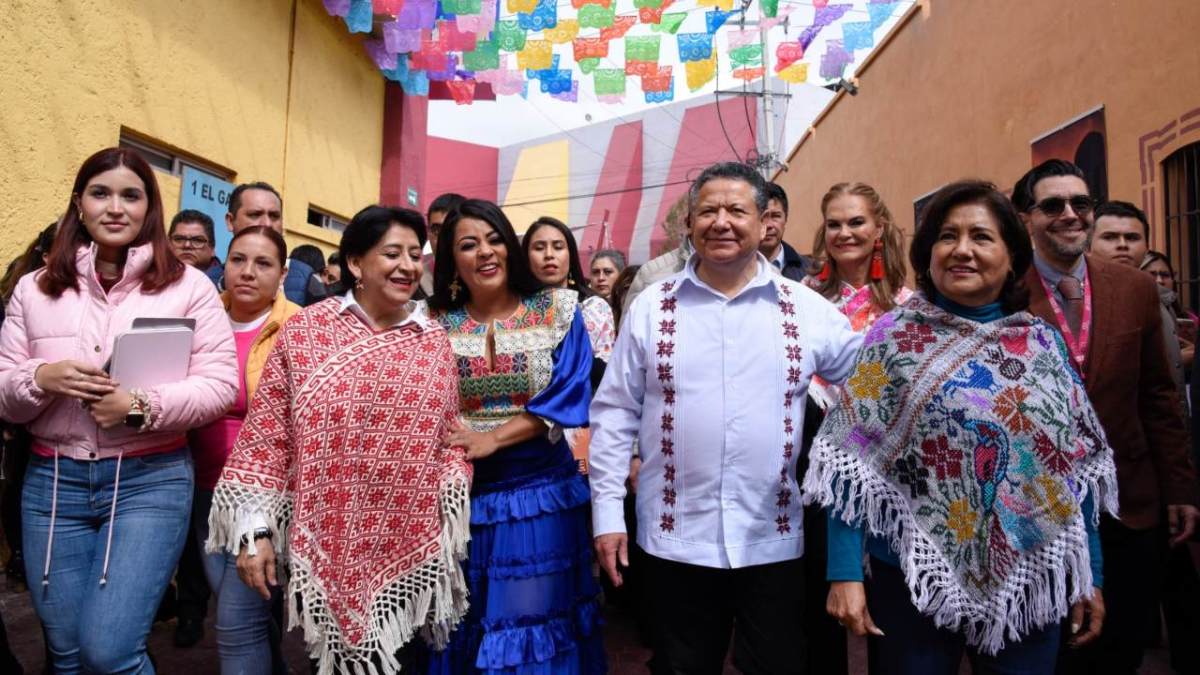 El gobernador de Hidalgo, Julio Menchaca Salazar, inauguró la quinta edición del Tianguis Nacional de Pueblos Mágicos 2023