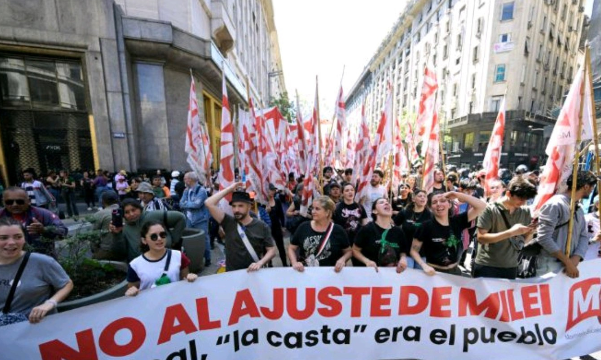 manifestación argentina