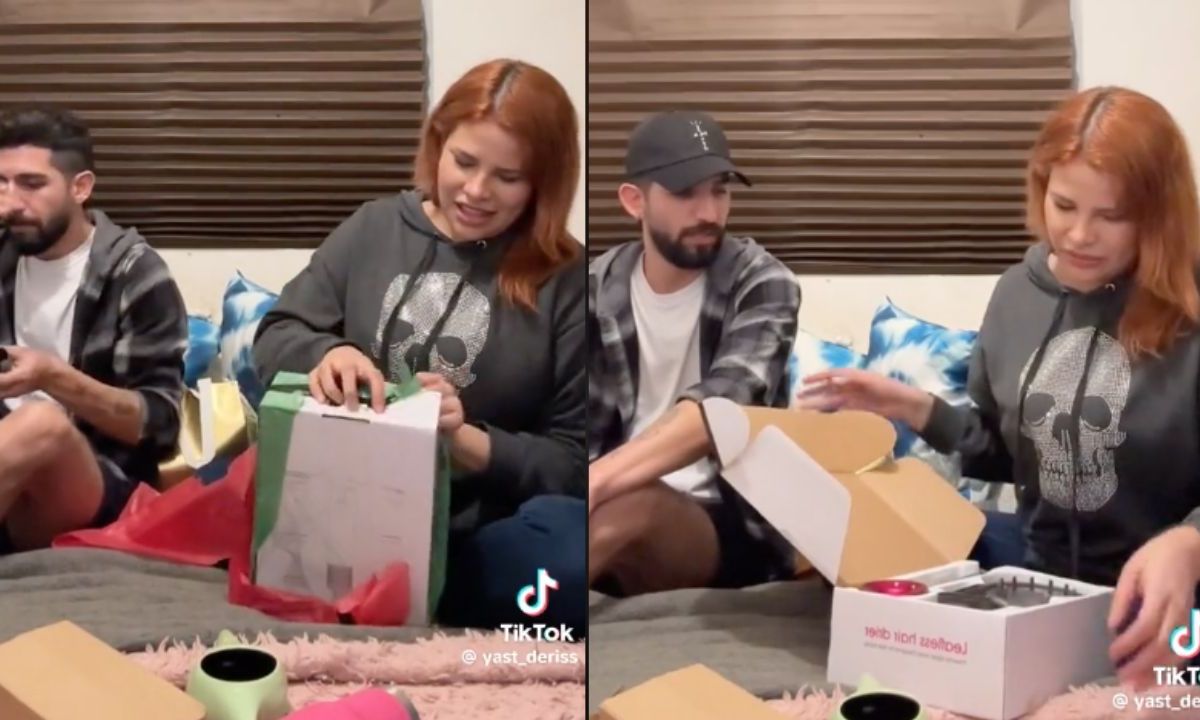 Novia queda decepcionada con le regalo navideño que le dio su novio; no era original