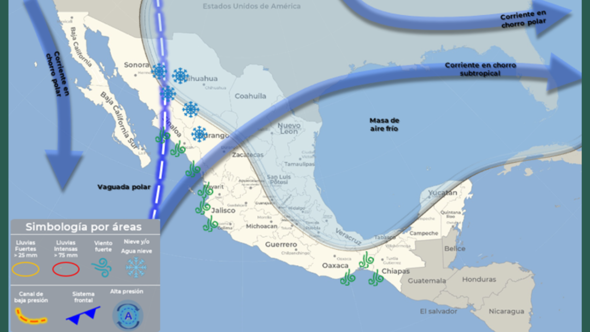 Pronóstico del clima en México para el 2024