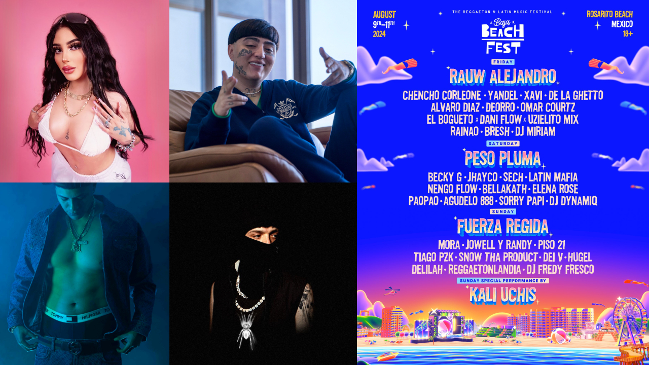 Bellakath, El Bogueto, Rauw Alejandro, Peso Pluma y más en el Baja Beach  Fest 2024 - 24 Horas