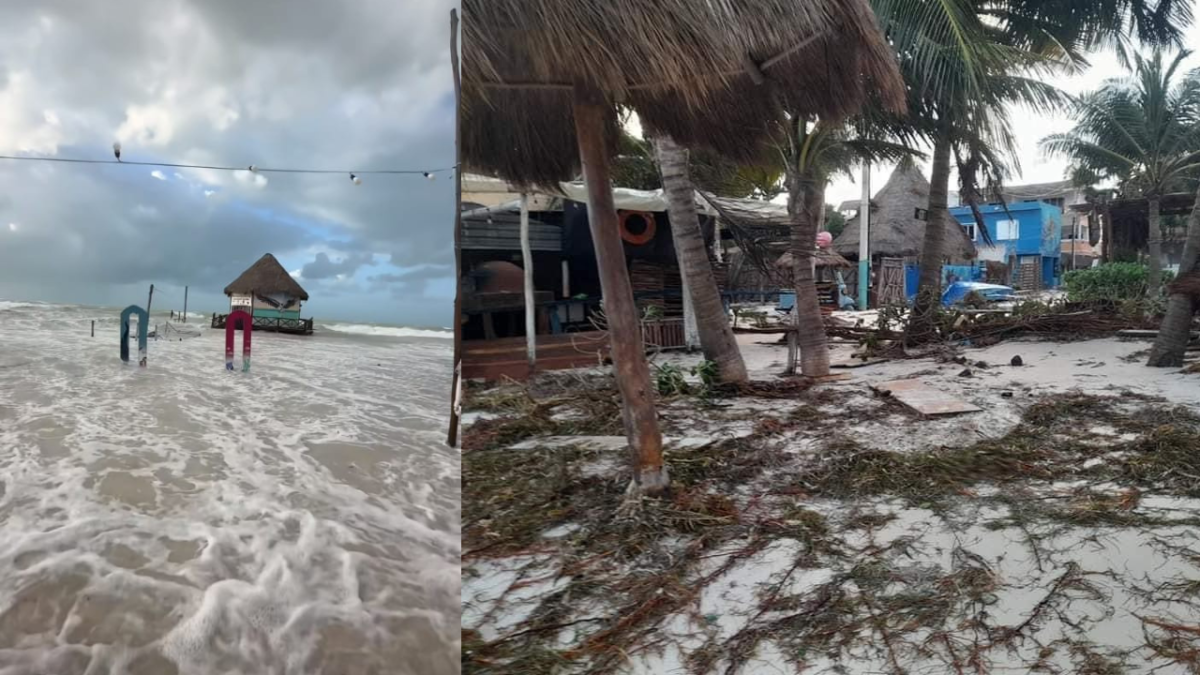 Inundaciones en Holbox