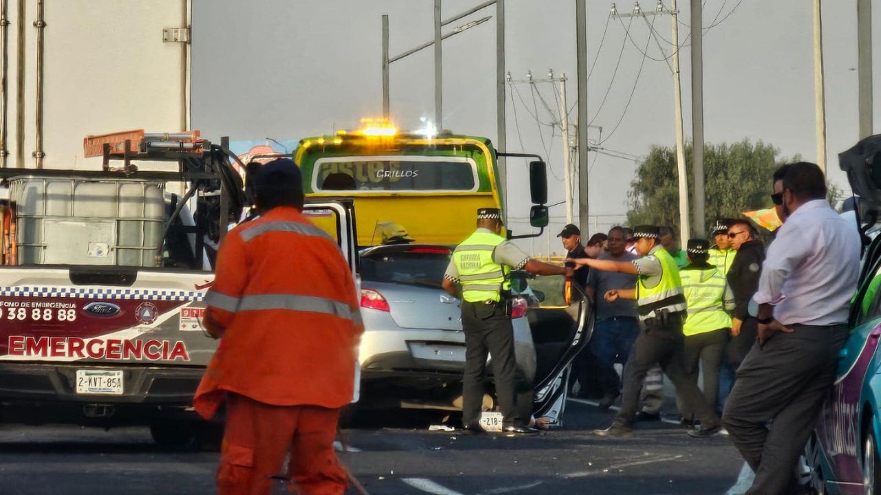 ¡Imágenes Fuertes! Se Registra Fuerte Accidente En La México-Pachuca ...