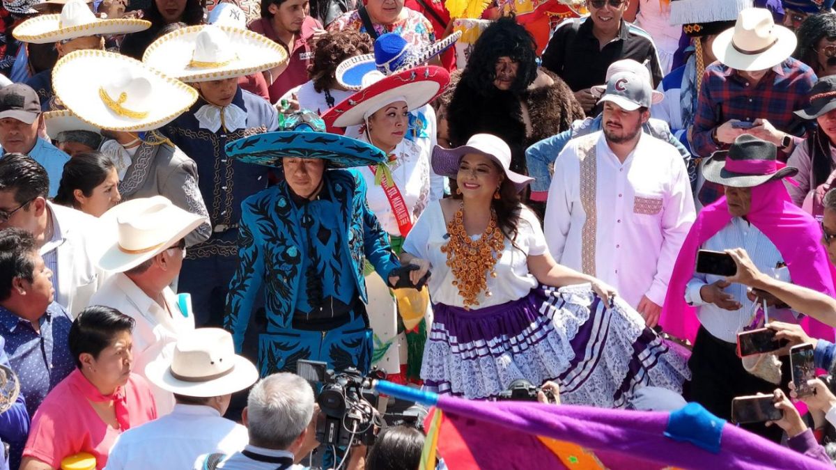 Clara Brugada manifestó su apoyo a los pueblos originarios de la capital