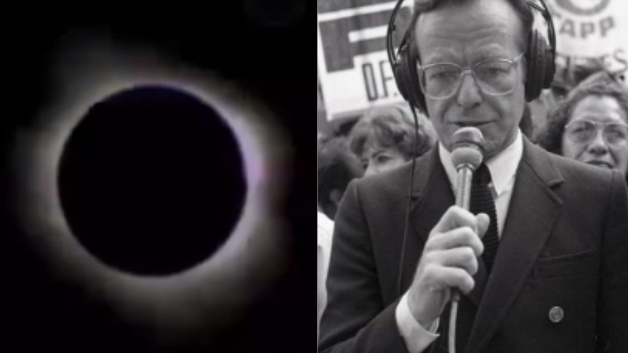 VIDEO Así anunció Jacobo Zabludovsky en 1991 el eclipse solar de abril