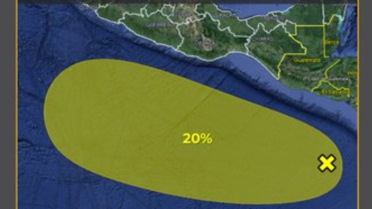 El SMN y Conagua mantienen vigilando una zona de Baja Presión sobre el Océano Pacífico, que tiene probabilidad de formar un Ciclón Tropical