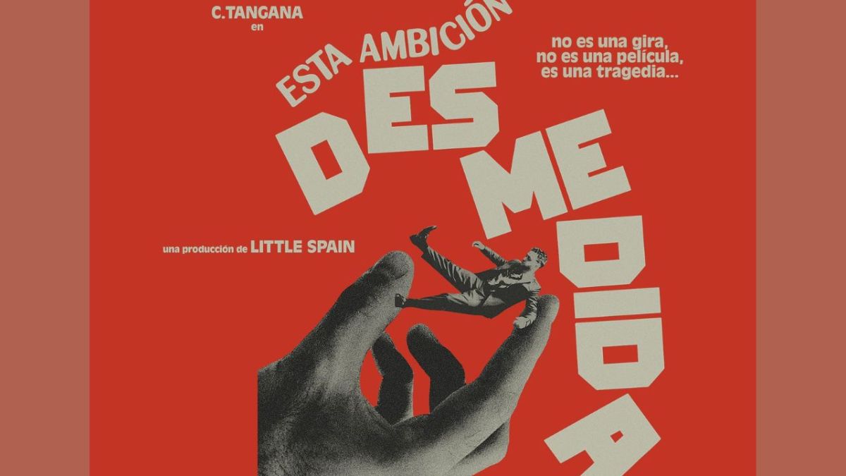 El documental "Esta ambición desmedida" de C. Tangana se proyectará en el Auditorio BB