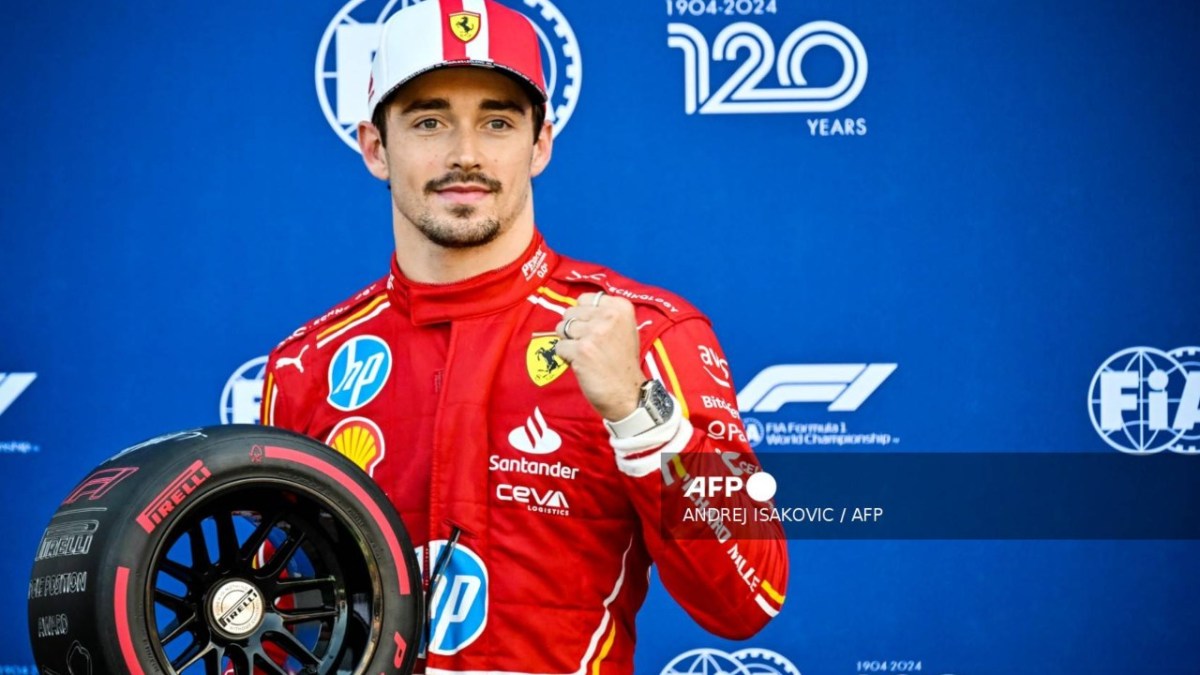 En su tierra, el monegasco Charles Leclerc (Ferrari) logró conseguir la "pole position" para salir primero el domingo en el GP de Mónaco.