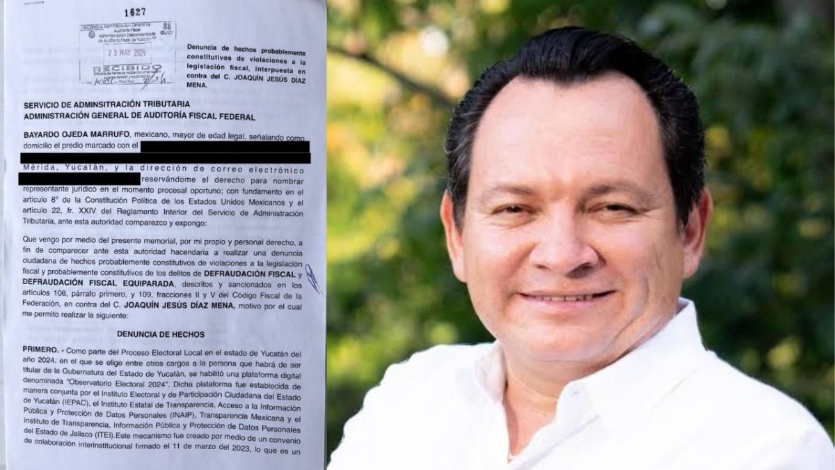 Joaquin Huacho Díaz es denunciado por Fraude Fiscal por su propio partido