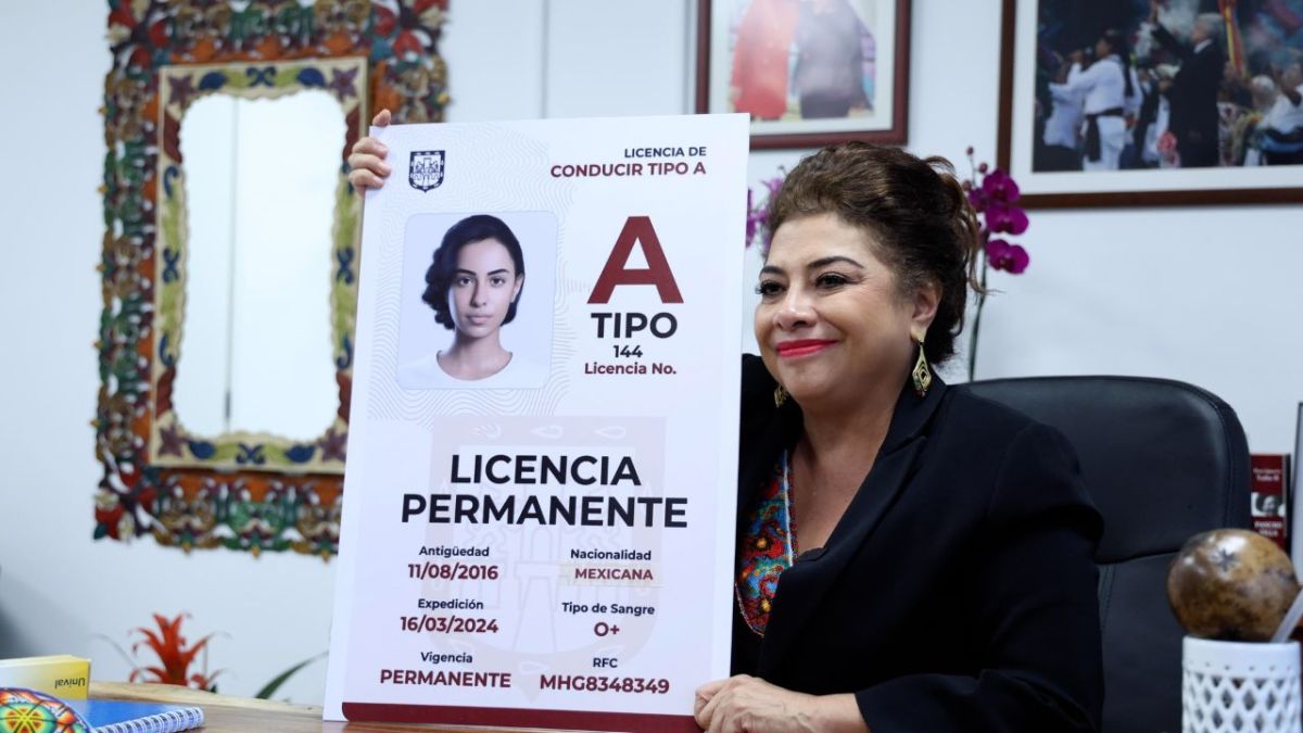 Clara Brugada propone regresar la licencia permanente para conducir