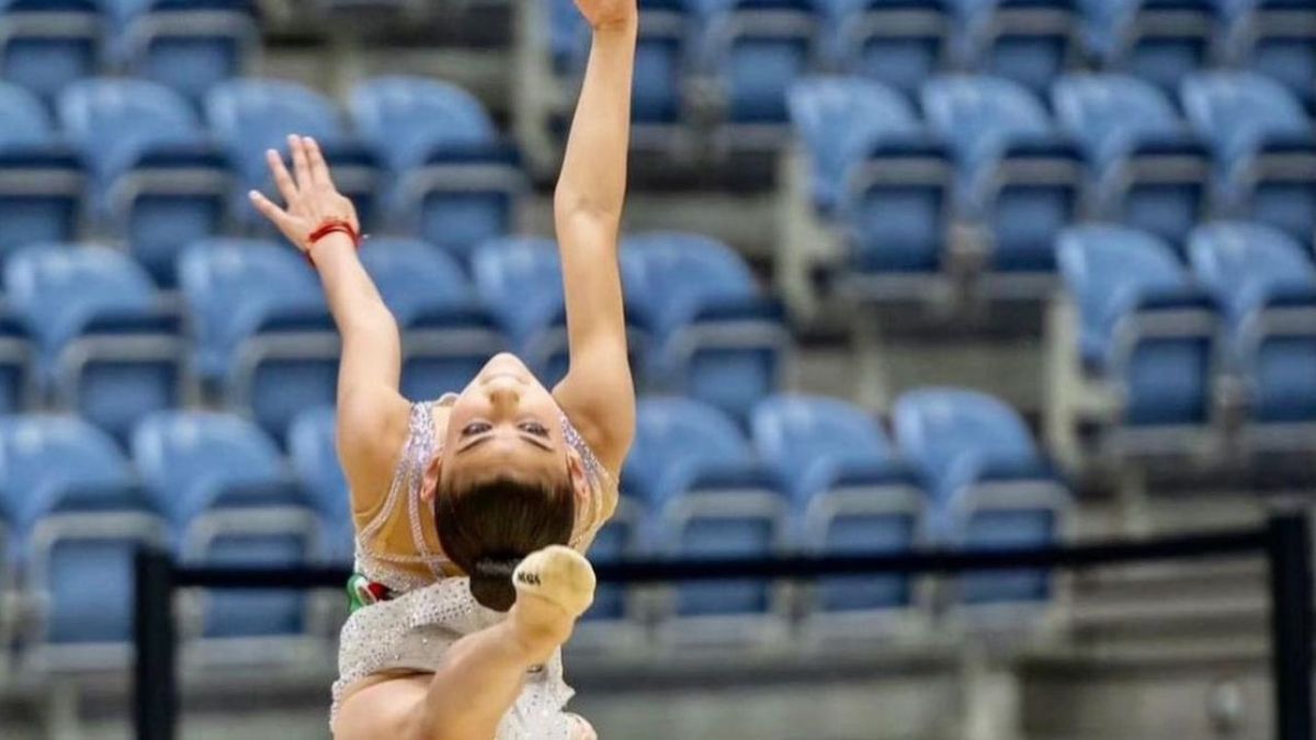 La seleccionada juvenil Ana Luisa Abraham Habib destacó durante su participación en la edición 31 del Torneo Internacional de Gimnasia Rítmica,