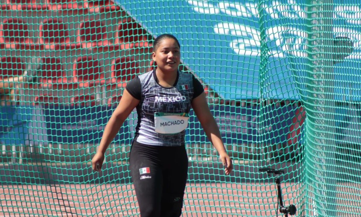 La mexicana y campeona parapanamericana, Osiris Aneth Machado, consiguió la medalla de plata en la final de lanzamiento de disco F44 durante el Campeonato Mundial de Para Atletismo 2024 en Kobe, Japón