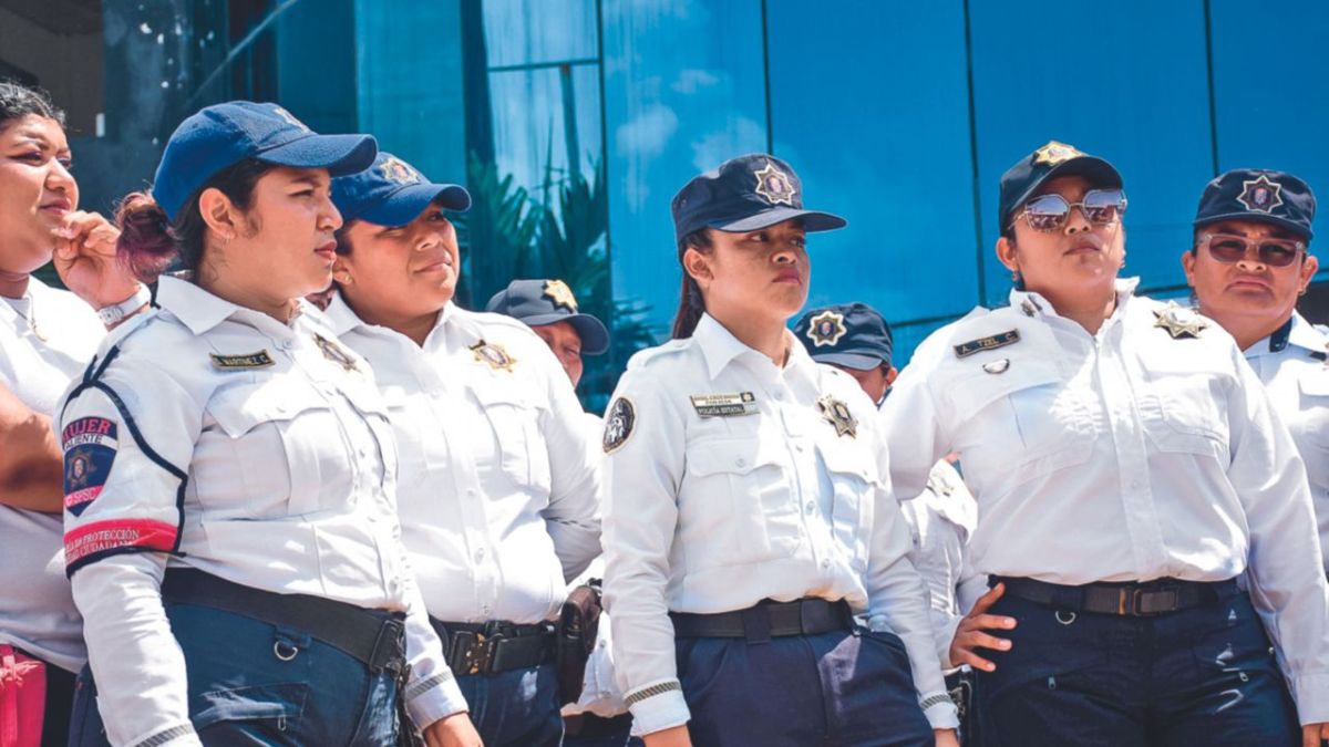 CAMPECHE. Los agentes en huelga externaron su confianza a la candidata de Morena a la Presidencia.