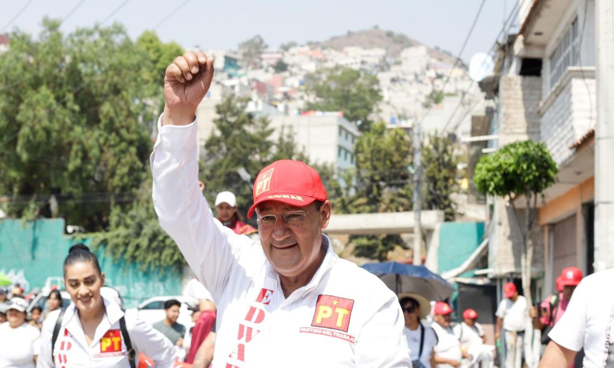 Crece candidatura de Edwar Espíndola en Ecatepec; miles se suman a la campaña del PT