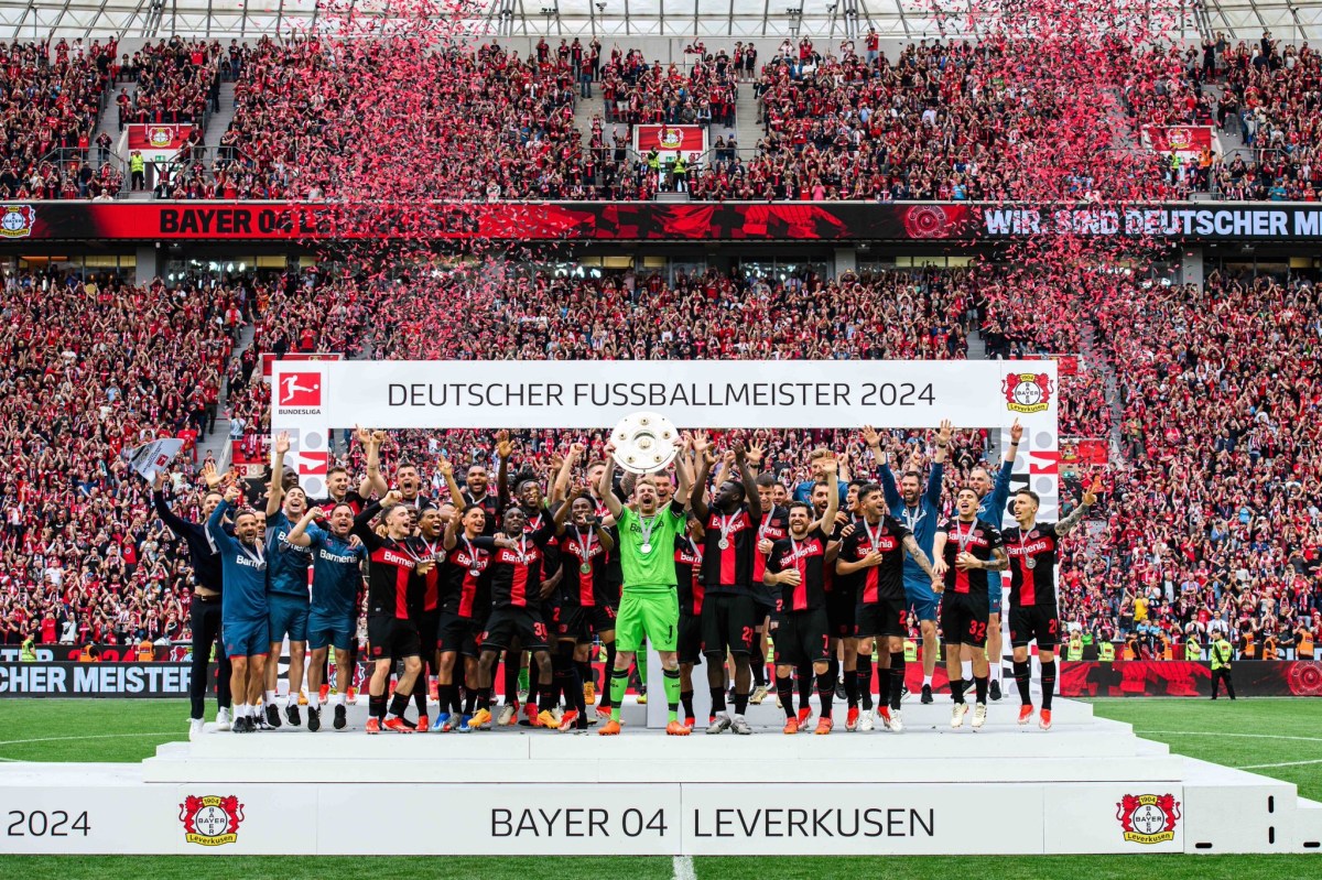 Por primera vez en su historia, el Bayer Leverkusen se ha coronado campeón de la Bundesliga sin haber perdido un sólo partido.