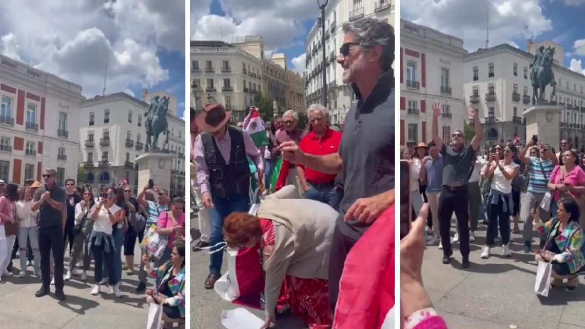 VIDEO: Entonan canción de Molotov durante marcha de la Marea Rosa en España