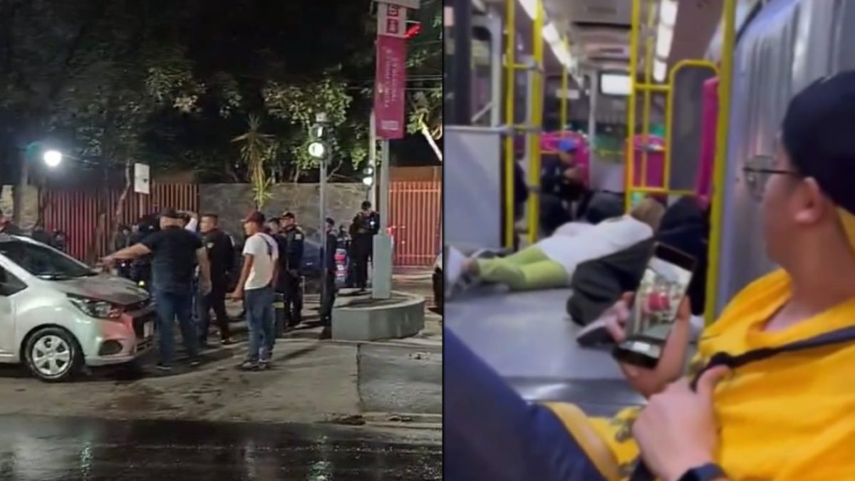 Durante la noche de este jueves, pasajeros que iban a bordo de un Metrobús vivieron momentos de terror tras registrarse una balacera