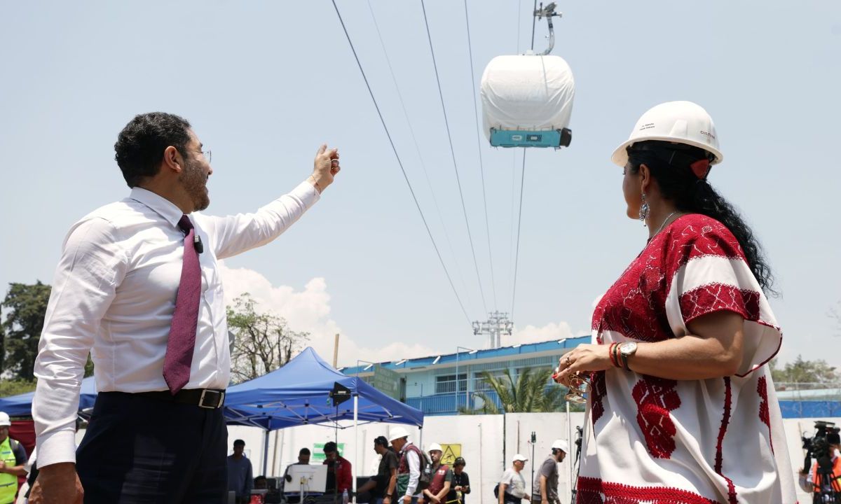 Esta nueva línea del Cablebús se suma a las obras realizadas dentro del proyecto Chapultepec: Naturaleza y Cultura