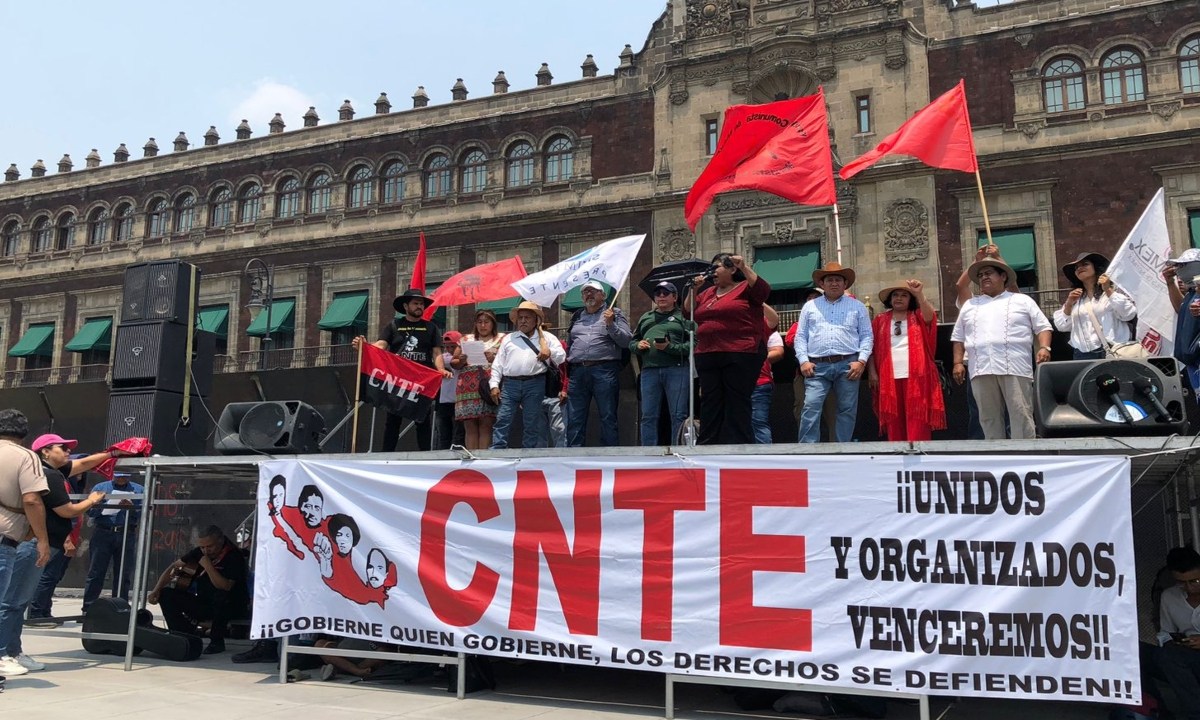 La CNTE realizará este viernes la “Marcha Nacional Unitaria”