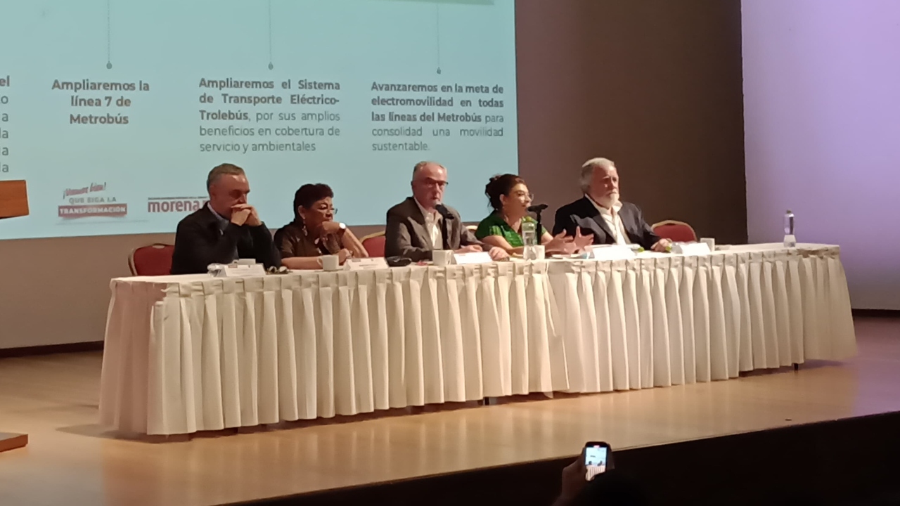 Ernestina Godoy, Alejandro Encinas , Alfonso Ramírez Cuéllar y Clara Brugada/ Foto: Marco Clara