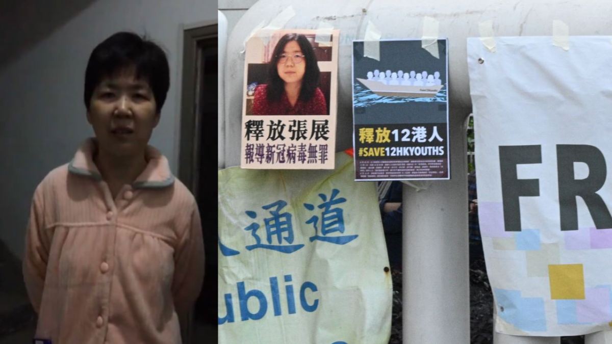 La periodista china, Zhang Zhan, fue liberada luego de estar presa por la cobertura que realizó de la pandemia del Covid-19 en su país.