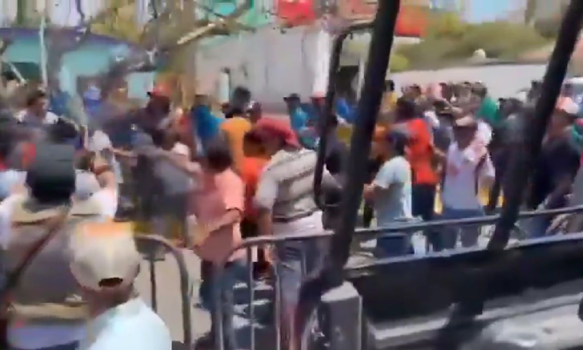 Se registra enfrentamiento entre simpatizantes del PRI y Morena en Campeche