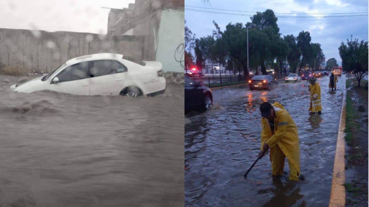 Foto: Secretaría de Seguridad Ciudadana Tizayuca/ Inundaciones en Tizayuca