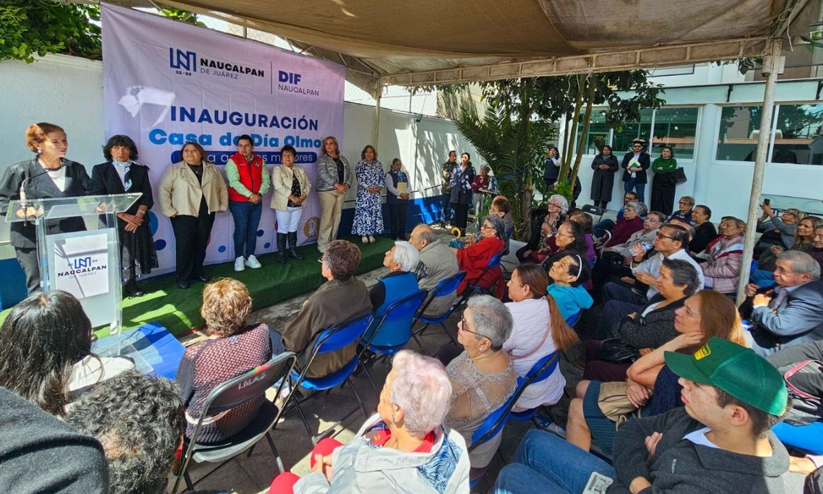 Presidenta municipal de Naucalpan inaugura Casa de Día para adultos mayores