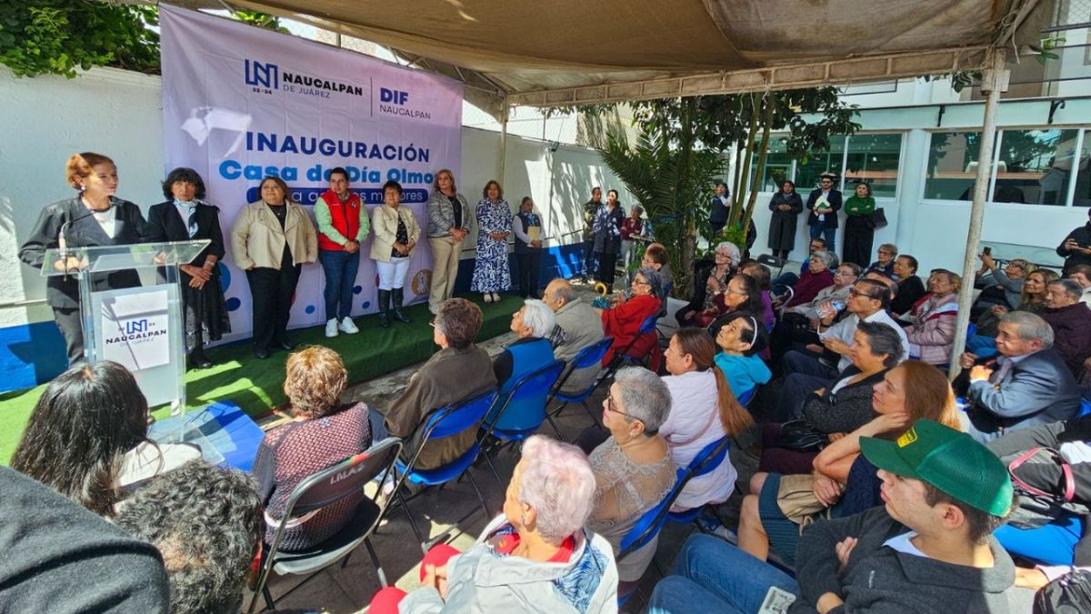 Presidenta municipal de Naucalpan inaugura Casa de Día para adultos mayores