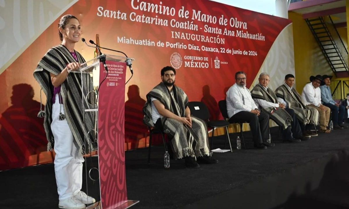 Sheinbaum continuará con programa Sembrando Vida aseguró en un evento de Oaxaca