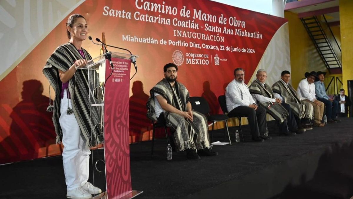 Sheinbaum continuará con programa Sembrando Vida aseguró en un evento de Oaxaca