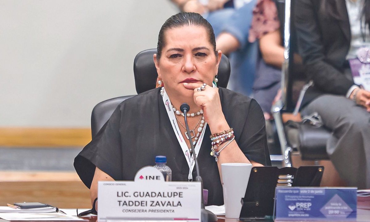Postura. La presidenta del INE, Guadalupe Taddei, señaló que la jornada se llevó a cabo de forma ordenada, pese a los incidentes ocurridos.