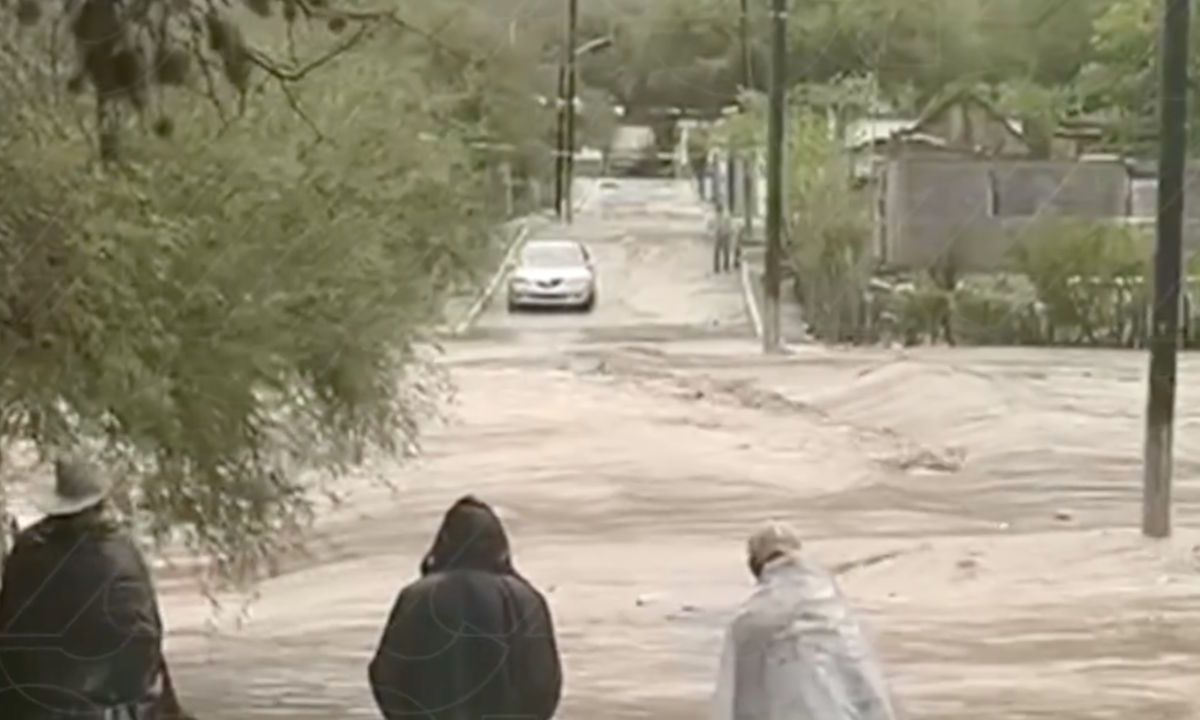 Las lluvias provocadas por el paso de la tormenta tropical _Alberto_ desbordaron el río Corona, en el municipio Gümez, Tamaulipas